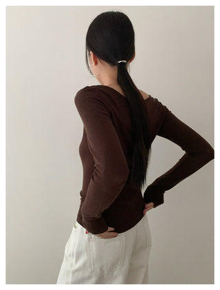 Henley White T-Shirt