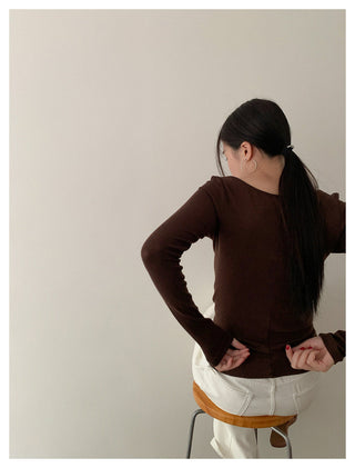 Henley White T-Shirt