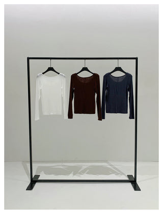 Henley White T-Shirt