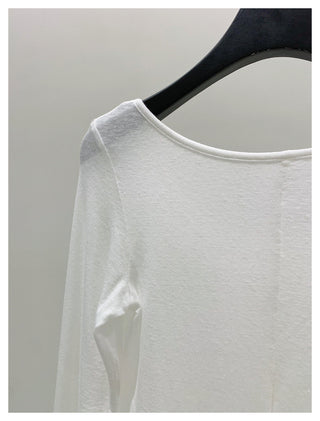 Henley White T-Shirt
