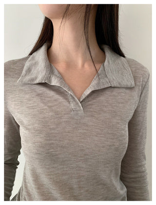 Lace-Up Slim T-Shirt
