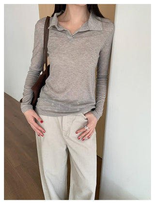 Lace-Up Slim T-Shirt