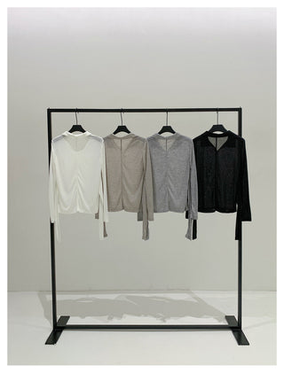 Lace-Up Slim T-Shirt