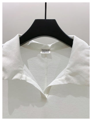 Lace-Up Slim T-Shirt