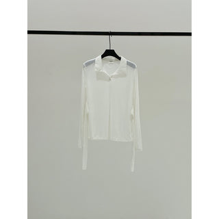 Lace-Up Slim T-Shirt