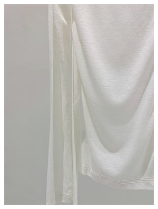 Lace-Up Slim T-Shirt