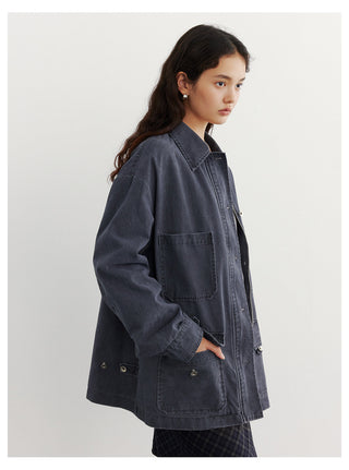 Cotton Overalls Jacket
