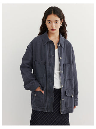 Cotton Overalls Jacket