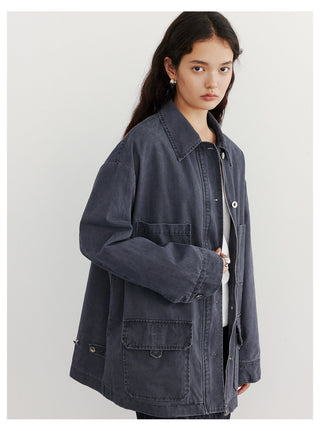 Cotton Overalls Jacket