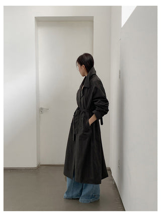 Lapel Trench Coat
