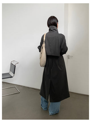 Lapel Trench Coat