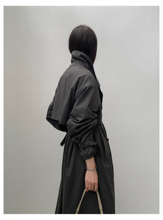 Lapel Trench Coat