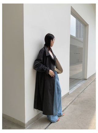 Lapel Trench Coat