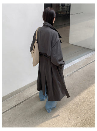 Lapel Trench Coat