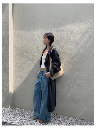 Lapel Trench Coat