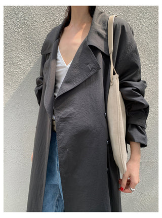 Lapel Trench Coat