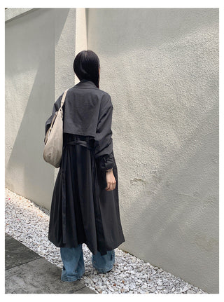 Lapel Trench Coat