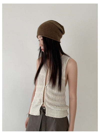 Sleeveless Knit top