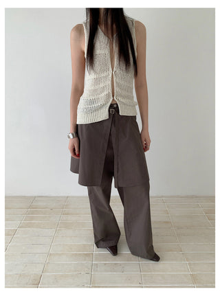 Sleeveless Knit top