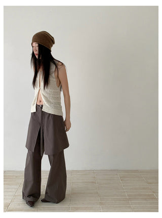 Sleeveless Knit top