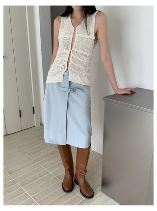 Sleeveless Knit top