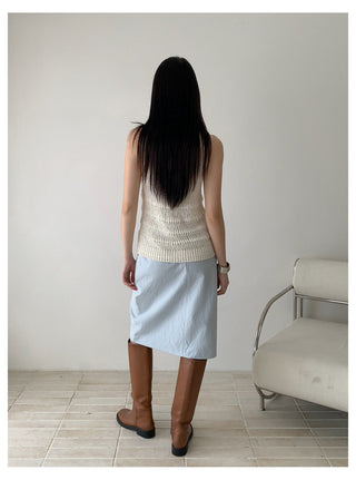 Sleeveless Knit top