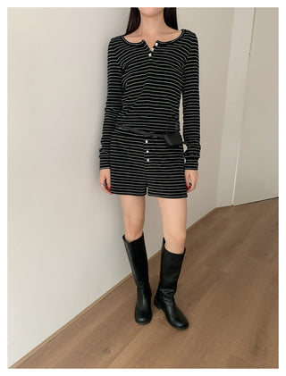 Striped Henry Sweater