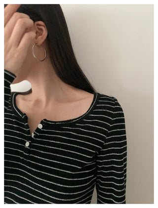 Striped Henry Sweater