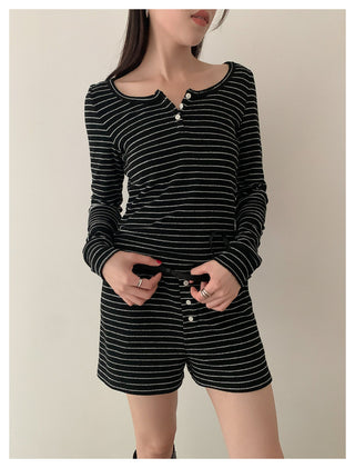 Striped Henry Sweater