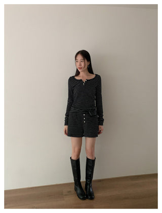 Striped Henry Sweater