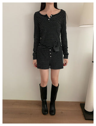 Striped Henry Sweater