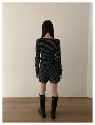 Striped Henry Sweater