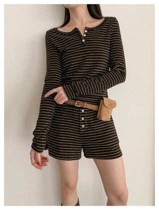 Striped Henry Sweater