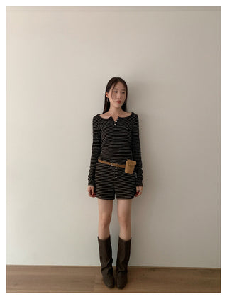Striped Henry Sweater
