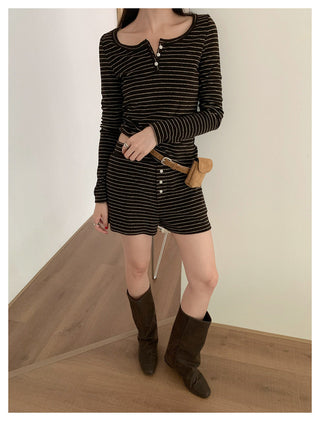 Striped Henry Sweater