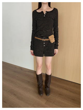 Striped Henry Sweater