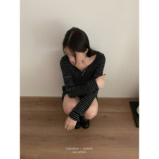 Striped Henry Sweater