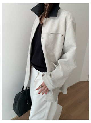 Suede Workwear Jacket