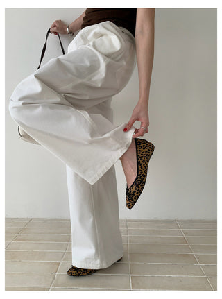 High Waist Straight Trouser