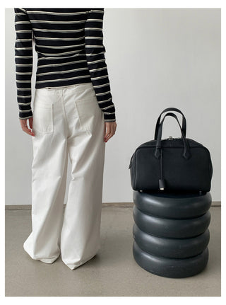 High Waist Straight Trouser