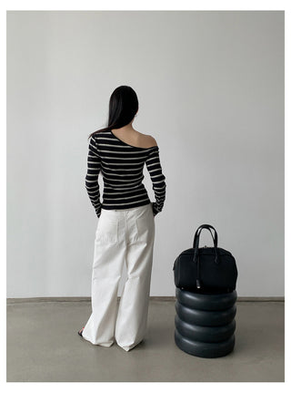 High Waist Straight Trouser
