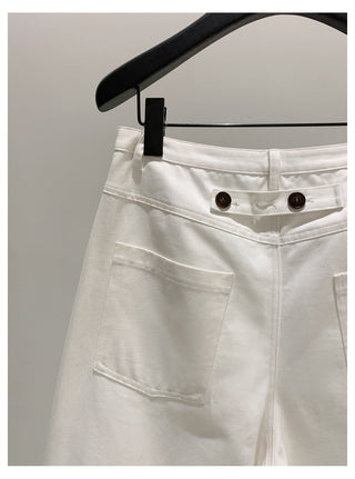 High Waist Straight Trouser