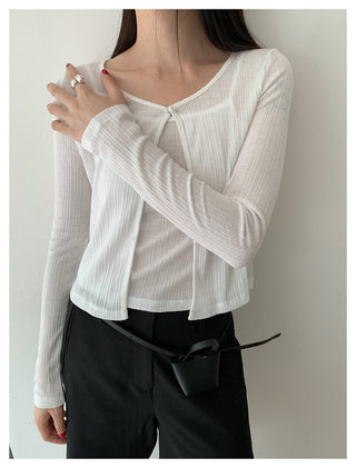 Sleeveless Knit top