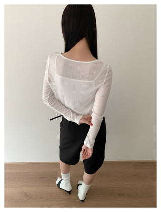 Sleeveless Knit top