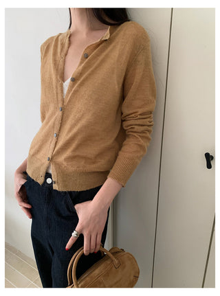 Blue Cardigan Top