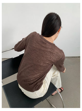 Blue Cardigan Top