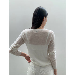 Blue Cardigan Top