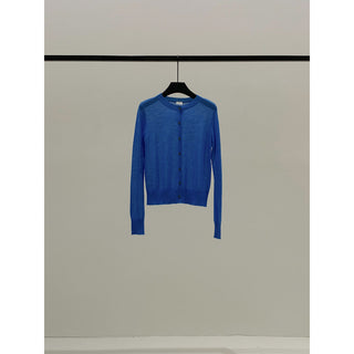 Blue Cardigan Top