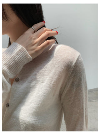 Blue Cardigan Top