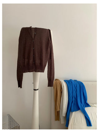 Blue Cardigan Top
